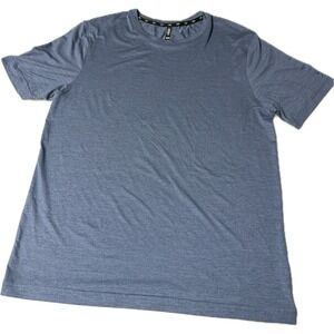 LEG3ND T-Shirt Blue Inspire Short Sleeve Athletic Men's Lightweight Gym Large